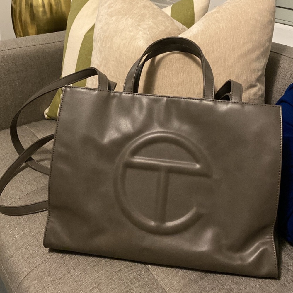 Grey Medium Telfar Bag